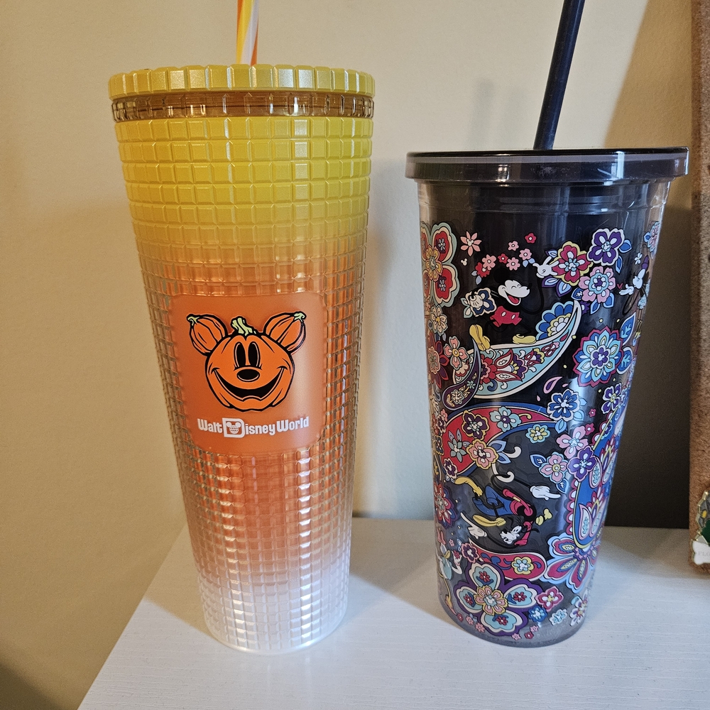 Disney Parks Starbucks and Vera Bradley Tumblers